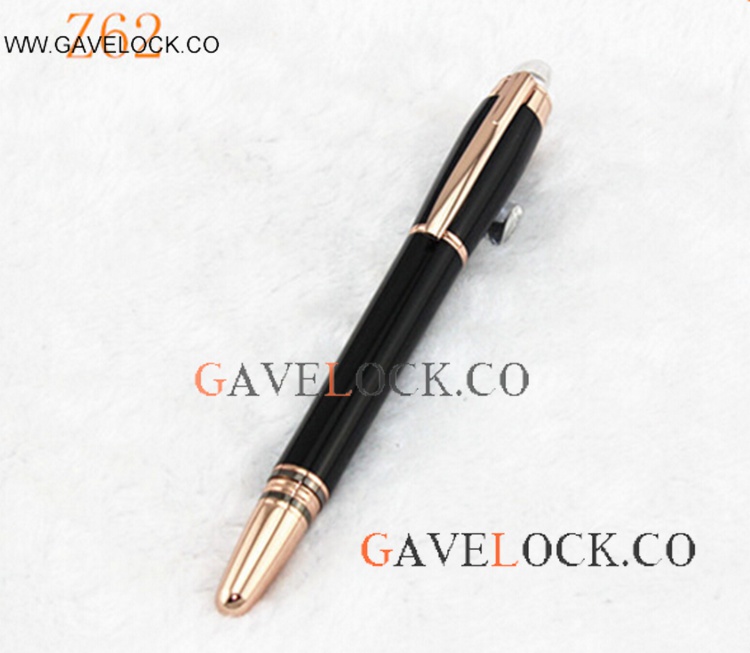 Copy Montblanc Starwalker Rose Gold & Black Rollerball Pen